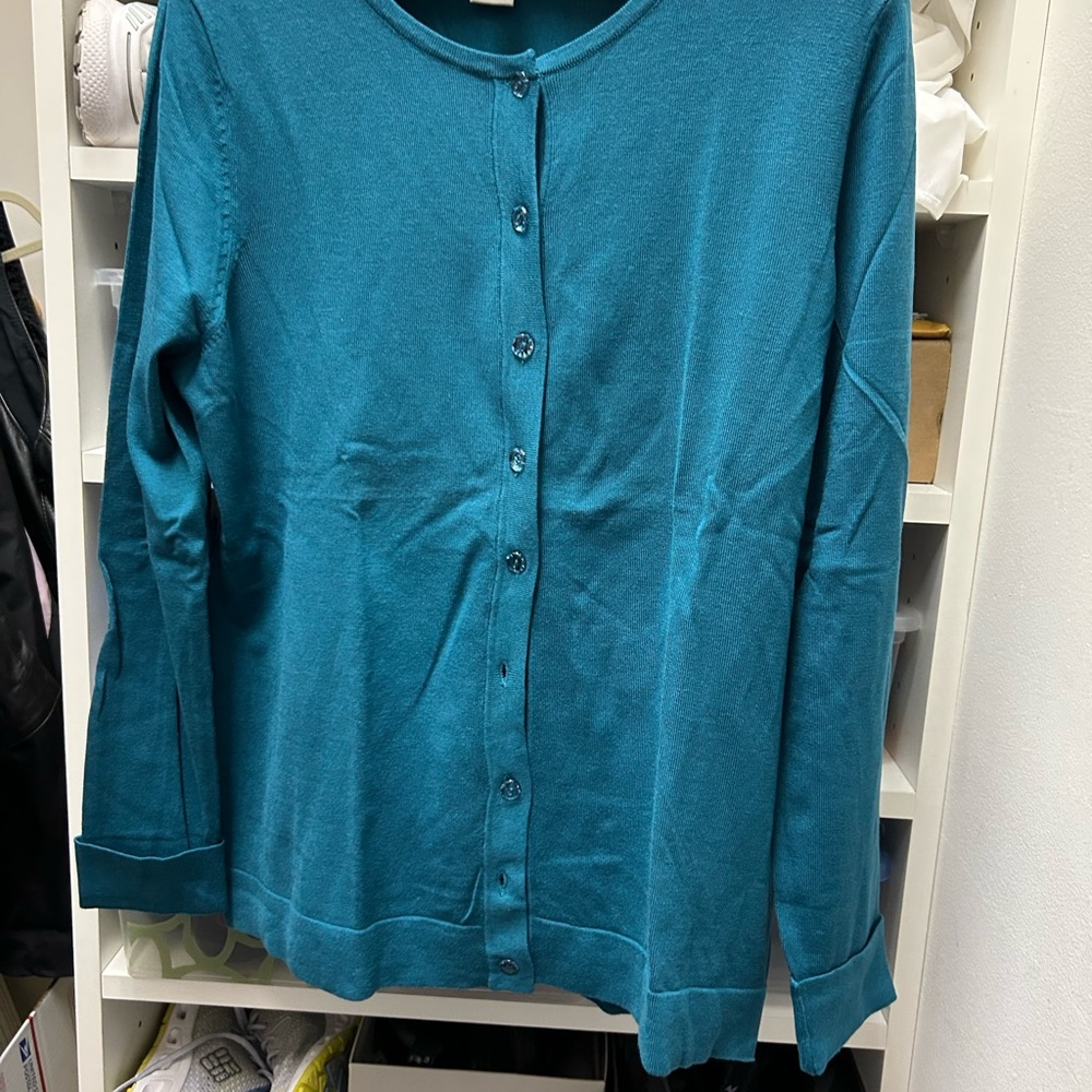August Silk Teal Women's Sweater